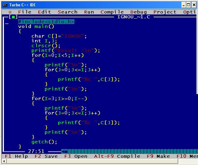 Write a program in ‘C’ to print the following format: 10m Dec2005 ...