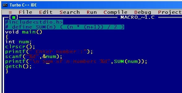 Write a macro to find the sum of n numbers. 7m Jun2007 – Computer ...